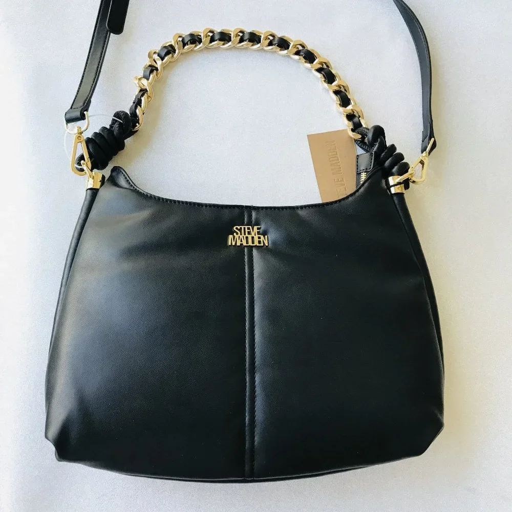 STEVE MADDEN Bcammi Hobo SHOULDER BAG  Balck   13